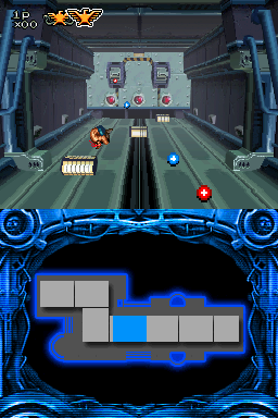 A second image of Contra 4's 3D stage gameplay